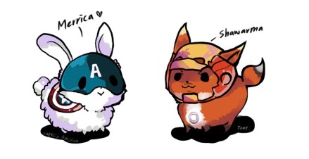Animal Stark and Cap